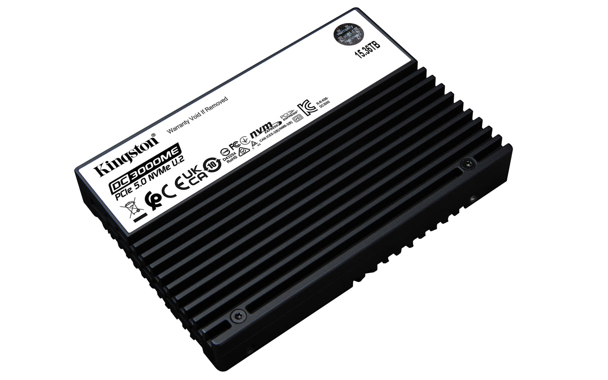 Kingston Technology 15.36TB DC3000ME U.2 PCIe 5.0 NVMe TCG Opal Enterprise SSD
