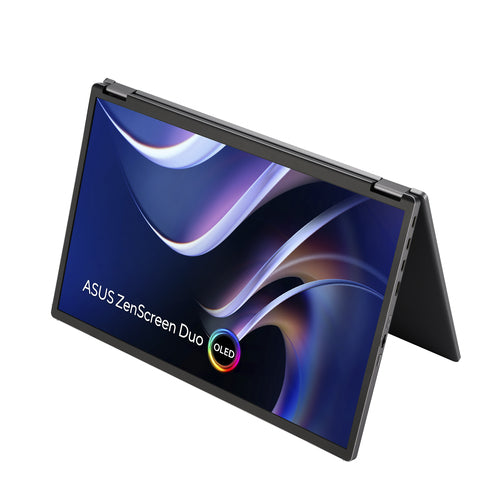 ASUS ZenScreen Duo OLED MQ149CD computer monitor 35.6 cm (14") 1920 x 1200 pixels WUXGA Silver