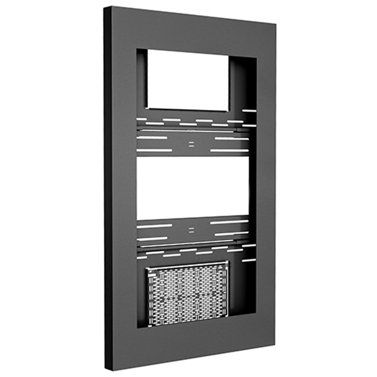 Chief ImpactTM On-Wall Kiosk - Portrait 49 Inch Black