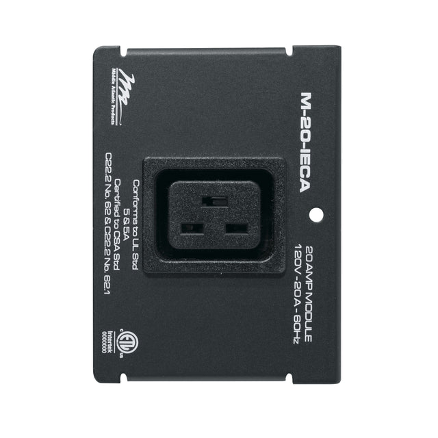 Middle Atlantic M-20-IECA power distribution unit (PDU) 1 AC outlet(s) Black