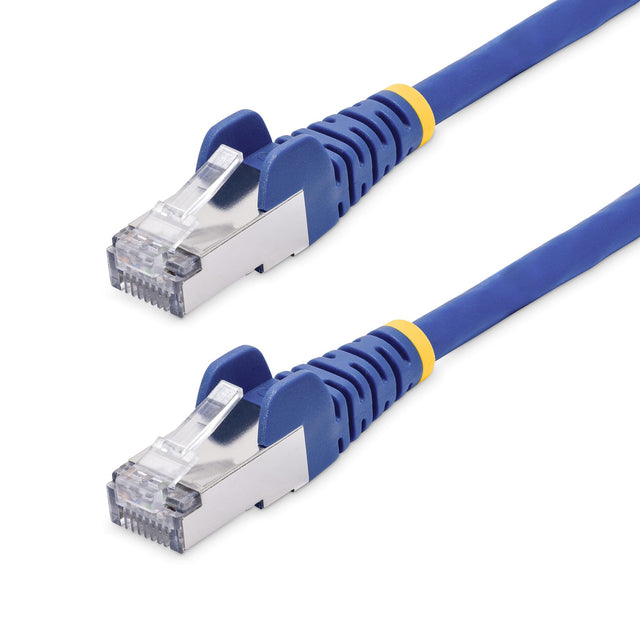 StarTech.com 6in Blue CAT8 Ethernet Cable, Snagless RJ45, 25G/40G, 2000MHz, 100W PoE++, S/FTP, 26AWG Pure Bare Copper Wire, LSZH, Shielded Network Patch Cord w/Strain Reliefs, Individually Tested