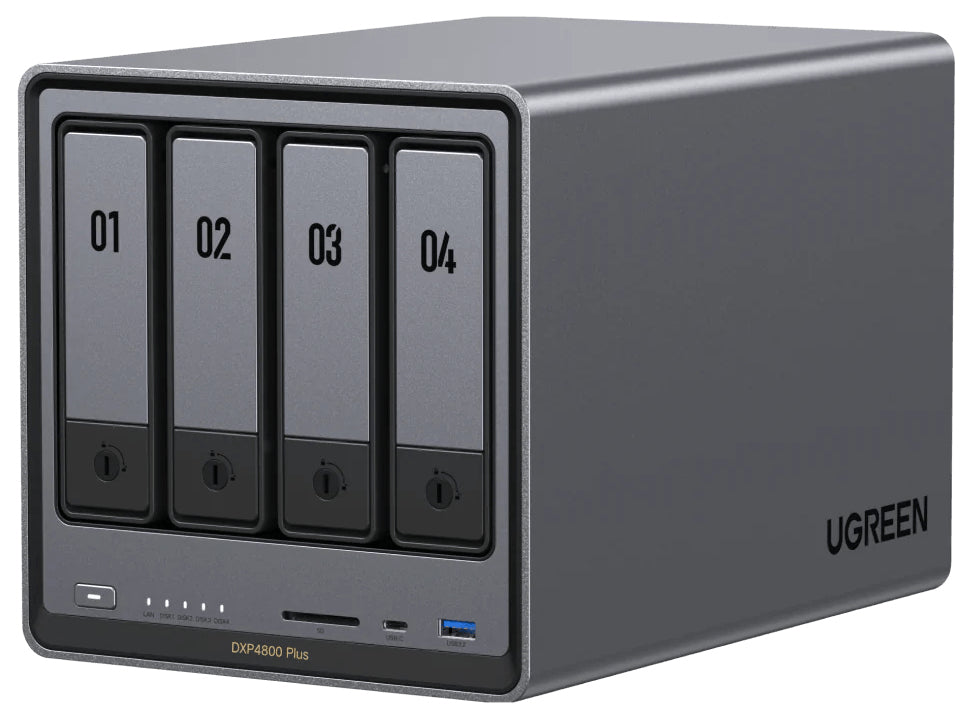 Ugreen NASync DXP4800 Plus NAS Desktop Intel® Pentium® 8 GB DDR5 UGOS Pro Black