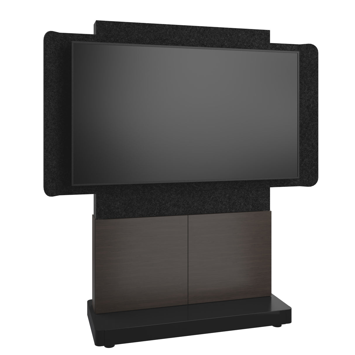 Middle Atlantic ForumTM Free-Standing 48" (2-Bay) Display Stand for (1) 42" to 55" Display, Light Colorway
