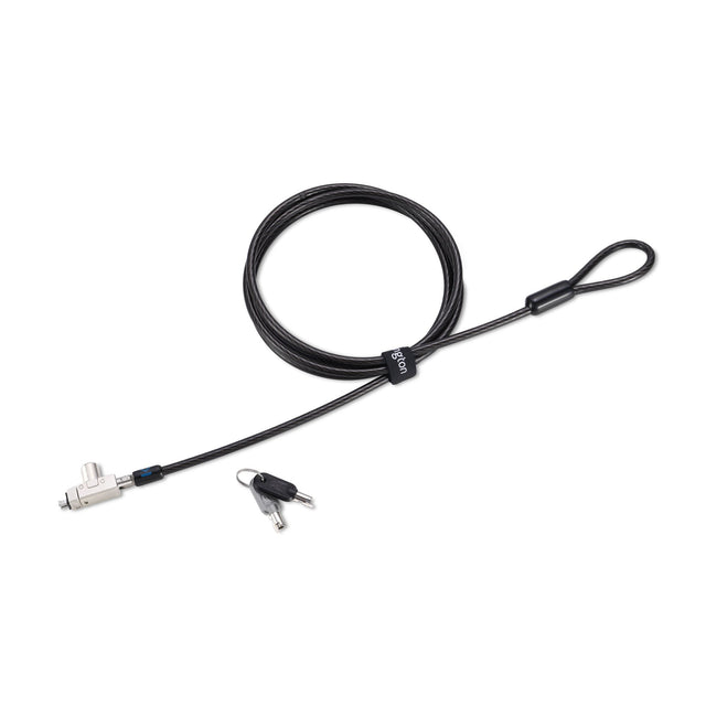 Kensington Slim N17 2.0 Keyed Laptop Lock for Wedge-Shaped Slots - Master Keyed