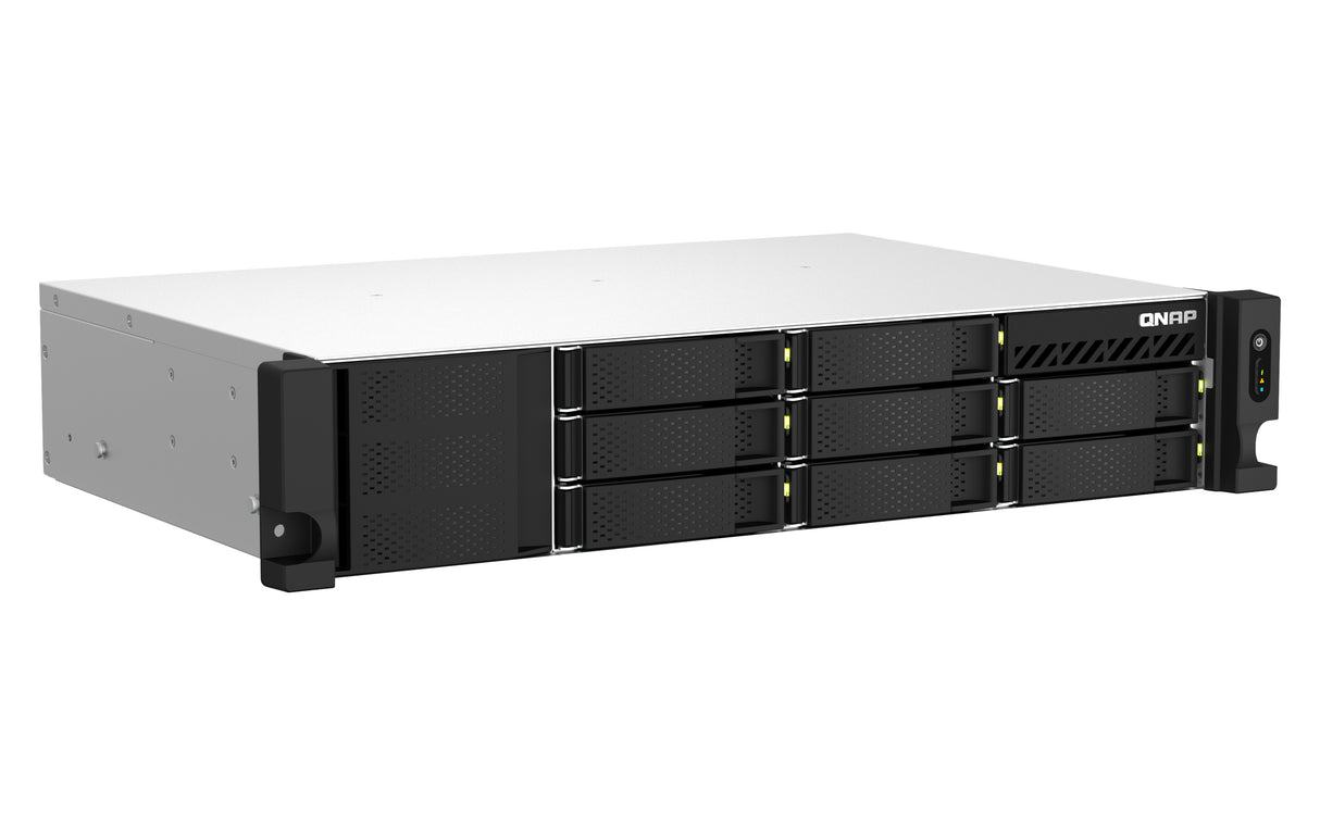 QNAP TS-864EU NAS Rack (2U) Intel® Celeron® 8 GB DDR4 0 TB QNAP Turbo System Black