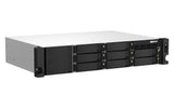 QNAP TS-864EU NAS Rack (2U) Intel® Celeron® 8 GB DDR4 0 TB QNAP Turbo System Black