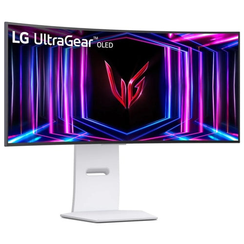 LG 34GS95QE-W computer monitor 86.1 cm (33.9") 3440 x 1440 pixels UltraWide Quad HD OLED White
