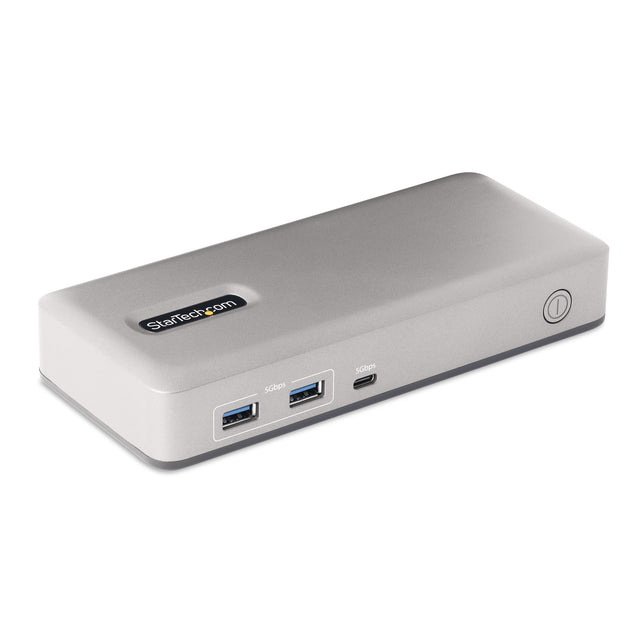StarTech.com Dual-Monitor USB-C Docking Station, DisplayPort & HDMI or VGA, Multi Monitor Dock up to 4K 60Hz - USB 3.2/3.1 (5Gbps) Type-C Dock - 7x USB Hub, 85W PD, Windows & ChromeOS - TAA