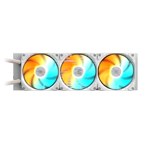 GIGABYTE GAMING 360 ICE Liquid CPU Cooler- 3x120mm ARGB Fans, slide-in interlocking mechanism, DAISY-CHAIN, Intel LGA 1851 and AMD AM5 Compatible