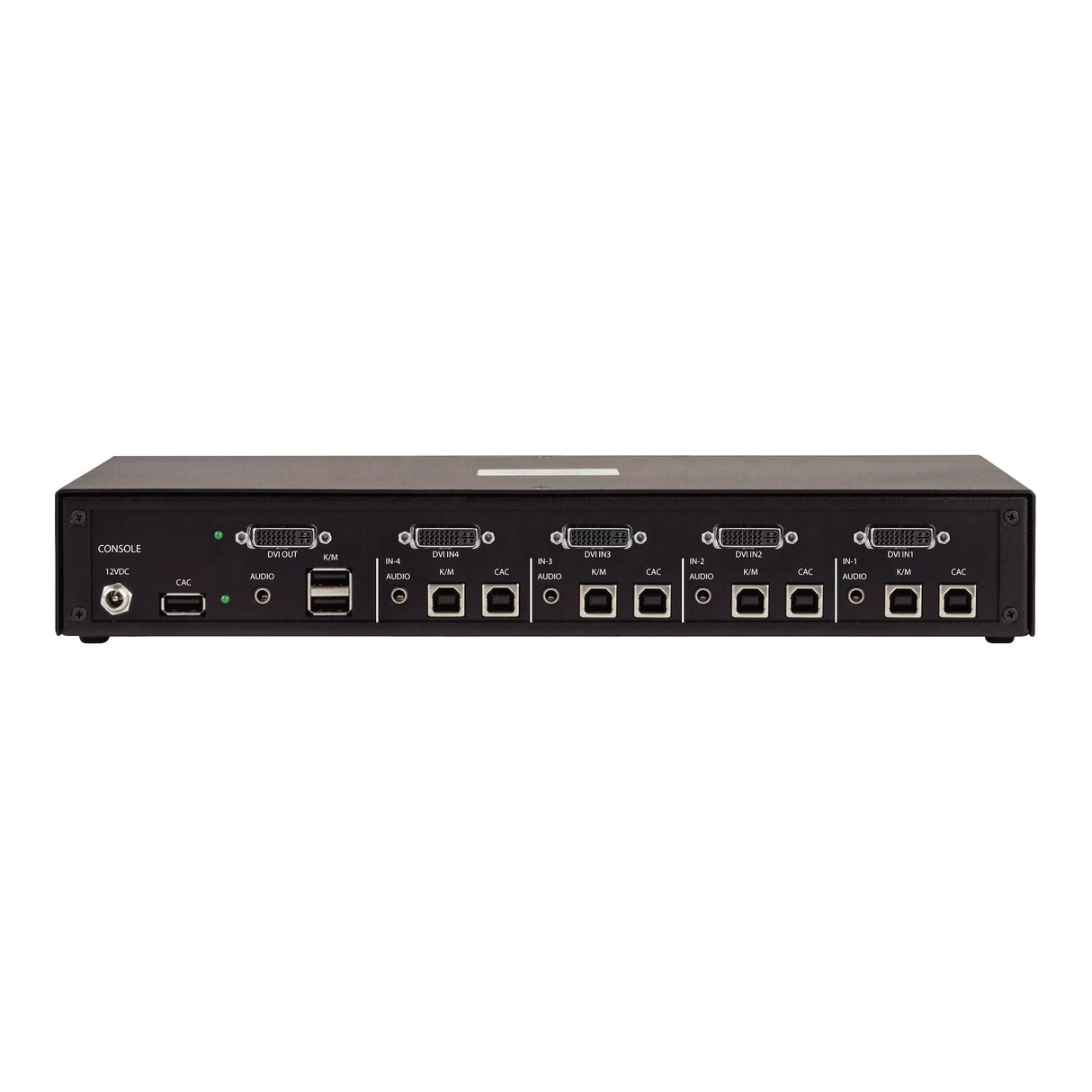 StarTech.com Secure 4-Port KVM Switch, DVI, NIAP 4.0 Desktop KVM for Keyboard / Mouse, Metal Housing, CAC Port, Made in the USA