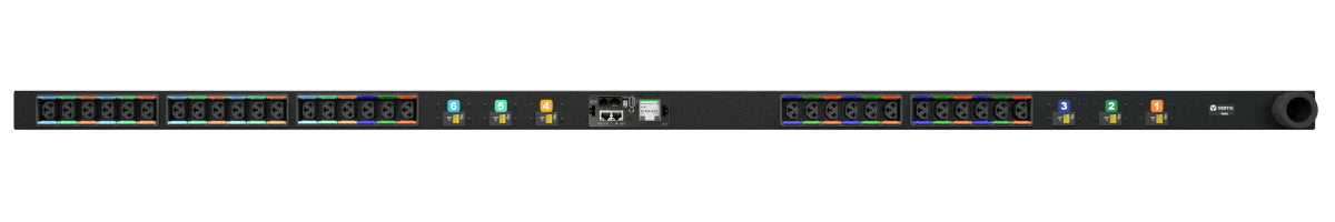 Vertiv Geist MN05MGW1-30CF18-5CS15A0A10-S-A power distribution unit (PDU) 30 AC outlet(s) 0U Black