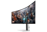 Samsung LS49CG932SNXZA computer monitor 124.5 cm (49") 5120 x 1440 pixels Dual QHD OLED Silver