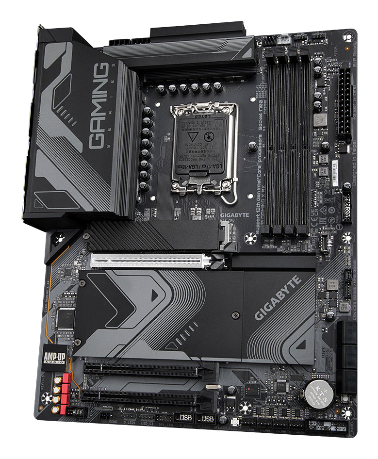GIGABYTE Z790 GAMING X AX Motherboard - Supports Intel Core 14th CPUs, 16+1+2 Phases Digital VRM, up to 7600MHz DDR5 (OC), 4xPCIe 4.0 M.2, Wi-Fi 6E, 2.5GbE LAN , USB 3.2 Gen 2x2