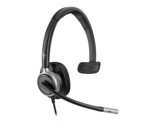 HP Poly Mission 615 Monaural USB Wired Headset TAA