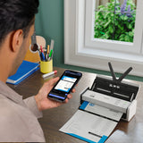 Brother ADS-1350W Sheet-fed scanner 600 x 600 DPI Black, White