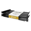 StarTech.com 2-Pack 1U Server Rack Shelf, Vented Rackmount Cantilever Tray for 19" Network Rack or Cabinet, Heavy-Duty 10" (25cm) Deep, Up to 44lb (20kg) Each