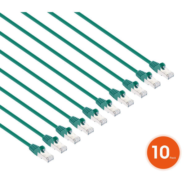 Intellinet 744935 networking cable Green 0.5 m Cat8.1 U/FTP (STP)