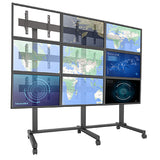 Chief Fusion® 3 x 3 Micro-Adjustable Large Freestanding Video Wall