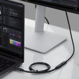 StarTech.com 2ft (60cm) 40Gbps USB4 Extension Cable, Thunderbolt 4 Compatible, 240W Charging, 8K 60Hz/4K 240Hz, USB-C Extender Cord, DP2.1 Type C Male to Female, MacBook, iPhone, iPad