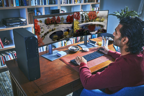 HP Z2 Small Form Factor G9 Intel® Core™ i7 i7-14700K 32 GB DDR5-SDRAM 1 TB SSD NVIDIA T1000 Windows 11 Pro SFF Workstation Black