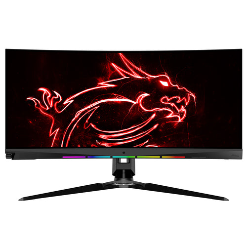 MSI Optix MEG381CQR PLUS computer monitor 95.2 cm (37.5") 3840 x 1600 pixels UltraWide Quad HD+ LCD Black