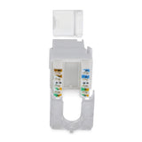 StarTech.com Cat6 Keystone Jack, 24-Pack RJ45 Ethernet Keystone Jacks, UTP Cat6 Wall Jack, 180-Degree 110 Punch Down, White