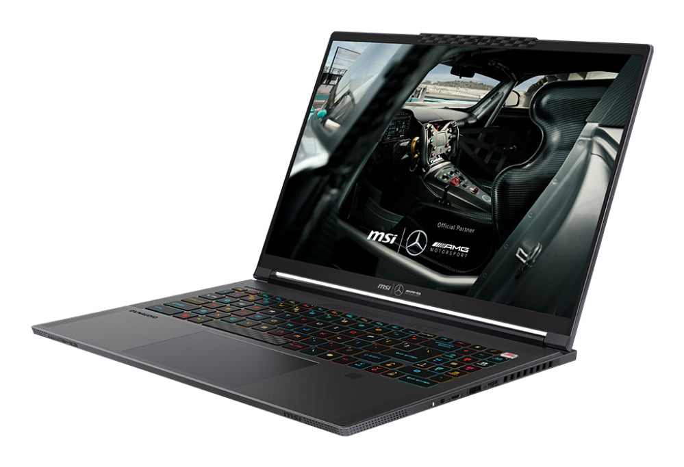 MSI Stealth 16 MERCEDESAMG A1VGG-265CA Intel Core Ultra 9 185H Laptop 40.6 cm (16") Quad HD+ 32 GB DDR5-SDRAM 2 TB SSD NVIDIA GeForce RTX 4070 Wi-Fi 7 (802.11be) Windows 11 Pro Grey