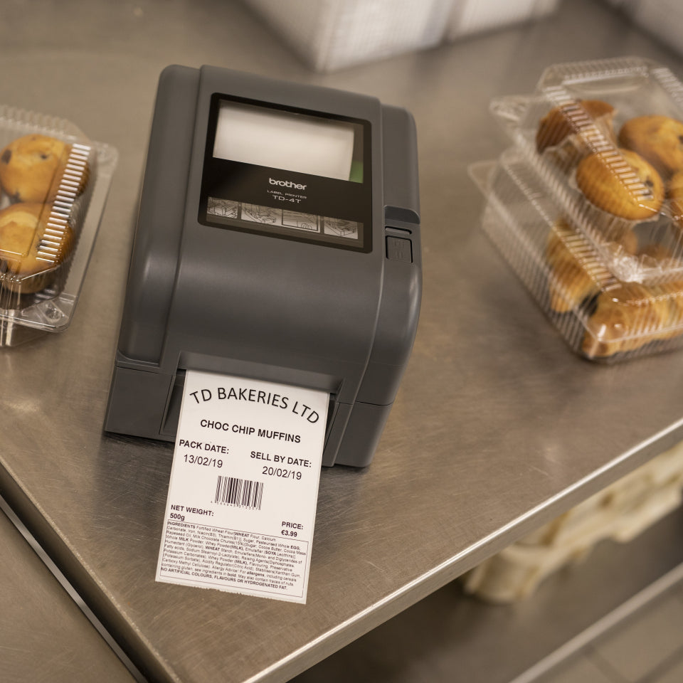 Brother TD-4520TN label printer Direct thermal / Thermal transfer 300 x 300 DPI 127 mm/sec Wired Ethernet LAN