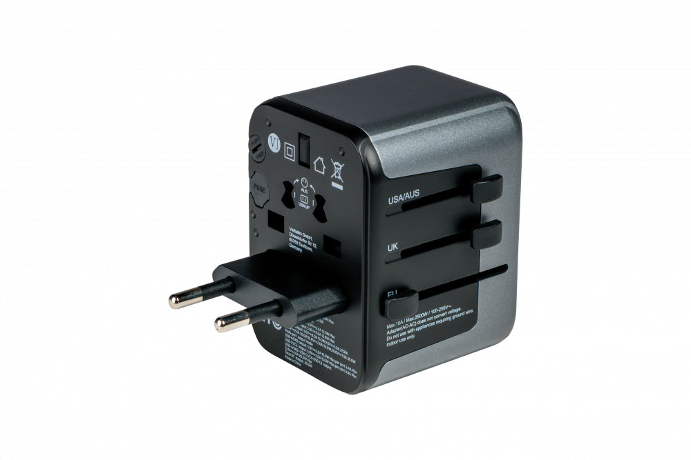 Verbatim 49545 power plug adapter Universal