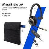 HP Poly Mission 815 Monaural USB Wired Headset