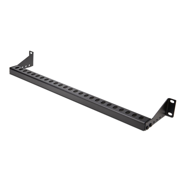 StarTech.com 1U Rack Mountable Cable Lacing Bar w/Adjustable Depth, Cable Support Guide For Organized 19" Racks/Cabinets, Horizontal Cable Guide For Patch Panels/Switches/PDUs