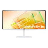 Samsung LS34C650TANXGO computer monitor 86.4 cm (34") 3440 x 1440 pixels 4K Ultra HD LED White