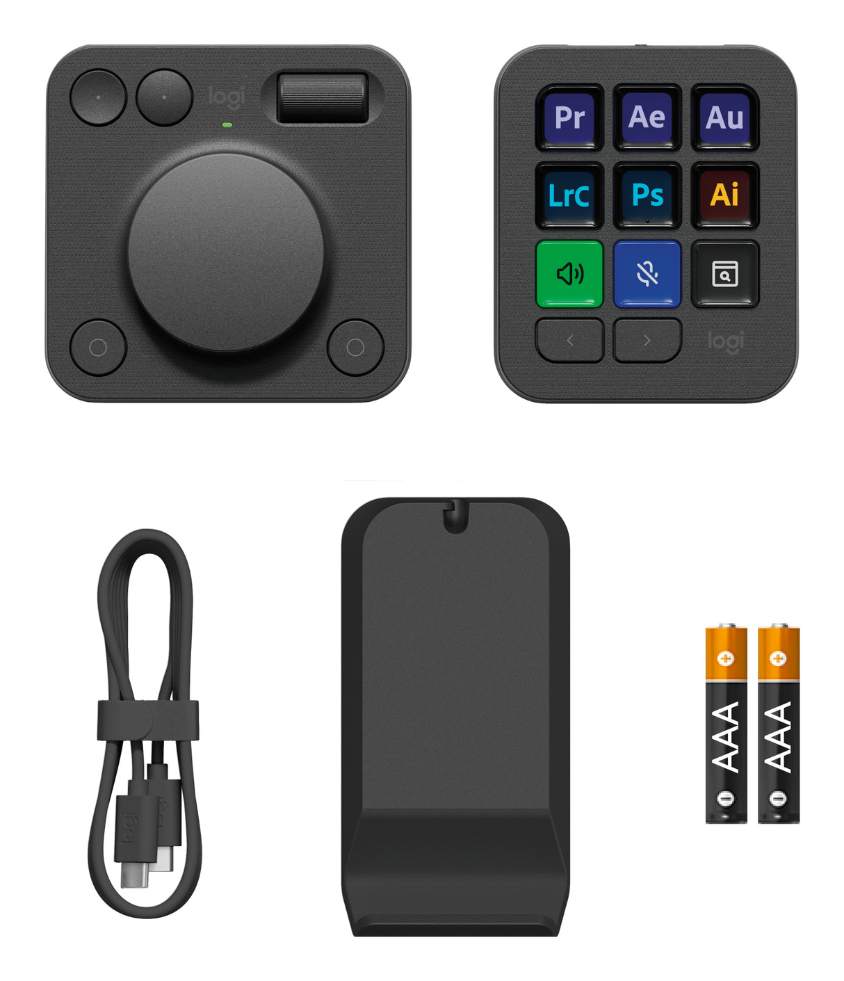 Logitech MX Creative Console Keypad Bluetooth/USB Graphite