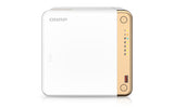 QNAP TS-462-4G NAS Tower Intel® Celeron® N4505 4 GB DDR4 0 TB QNAP QTS White