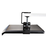 StarTech.com Under-Desk Keyboard Tray, Clamp-on Ergonomic Keyboard Holder, Up to 12kg (26.5lb), Sliding Keyboard and Mouse Drawer with C-Clamps, Height Adjustable Keyboard Tray (3.9/4.7/5.5 in) - TAA