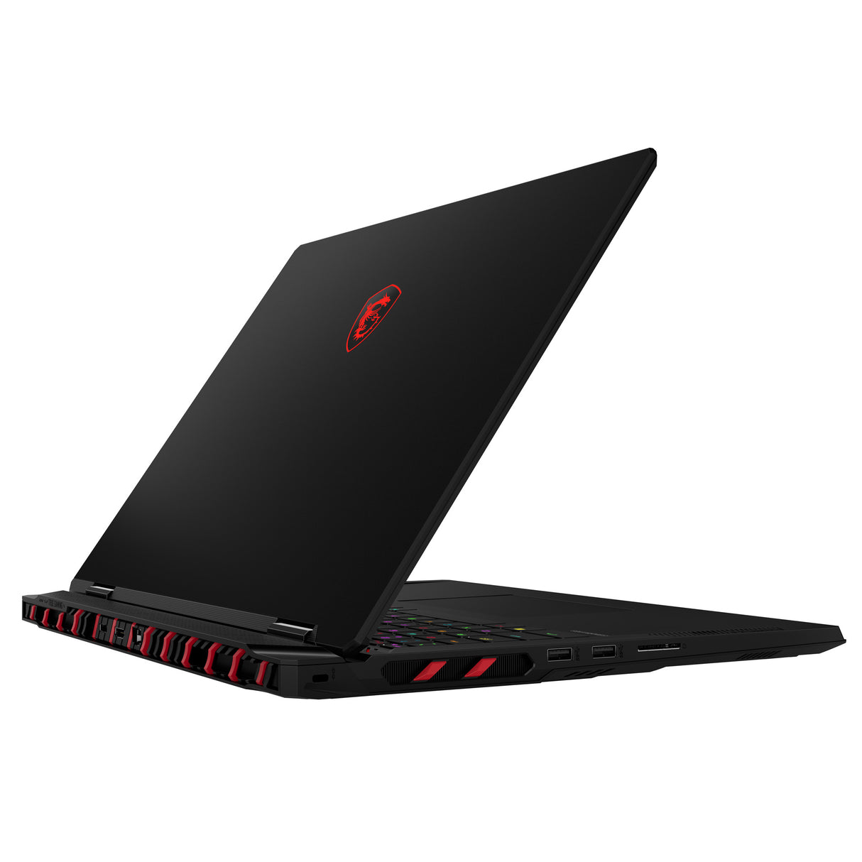 MSI Raider 18 HX A14VHG-431CA Intel® Core™ i9 i9-14900HX Laptop 45.7 cm (18") Quad HD+ 32 GB DDR5-SDRAM 1 TB SSD NVIDIA GeForce RTX 4080 Wi-Fi 7 (802.11be) Windows 11 Home Black
