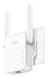 Cudy RE1200 network extender Network repeater White 10, 100 Mbit/s
