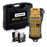 DYMO RHINO Industrial Label Maker | 5200 Label MakerTime-Saving Hot KeysPrints FastDurable Label Maker For Job Sites and Heavy-Duty Labeling Jobs (ANZ Type I Plug)