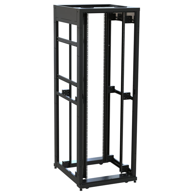 Middle Atlantic 45 RU SNE Series Rack Frame, 36 Inches Deep, 30 Inches Wide with Cage Nut Rackrail