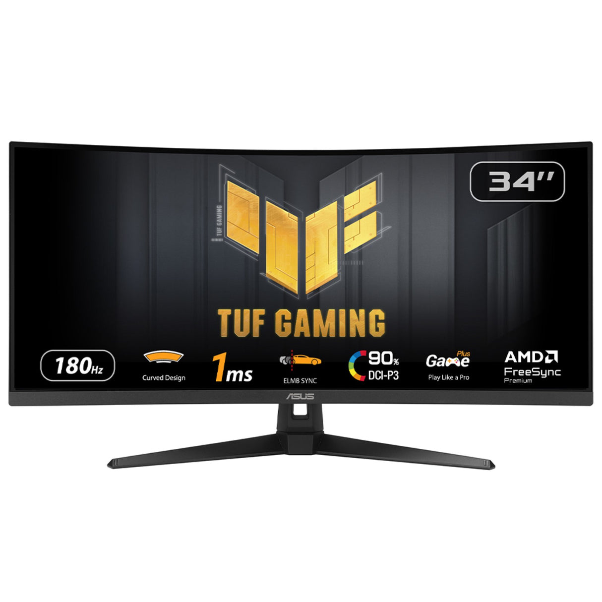 ASUS TUF Gaming VG34VQ3B computer monitor 86.4 cm (34") 3440 x 1440 pixels UltraWide Quad HD LED Black
