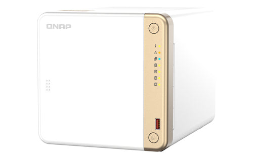 QNAP TS-462-4G NAS Tower Intel® Celeron® N4505 4 GB DDR4 0 TB QNAP QTS White
