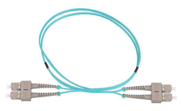 Intellinet 752091 InfiniBand/fibre optic cable 5 m SC MMF Aqua colour