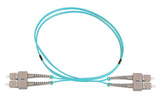 Intellinet 752091 InfiniBand/fibre optic cable 5 m SC MMF Aqua colour