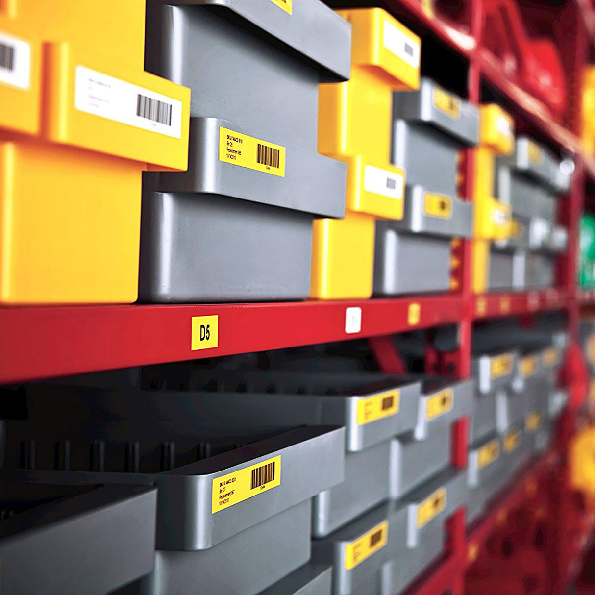 DYMO Authentic D1 Labels | 24mm x 7m Roll | Black Print on Yellow | Self-Adhesive Labels for LabelManager Label Printers