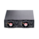 StarTech.com 4-Bay Backplane for U.2 Drives, Fits in a 5.25inch Bay, Quad-Bay Mobile Rack Enclosure for 2.5inch U.2 (SFF-8639) HDD/SSDs, Includes Mini-SAS HD Cables and Removeable Trays - Backplane with Fans