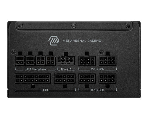 MSI MAG A850GLS PCIE5 power supply unit 850 W 24-pin ATX ATX Black