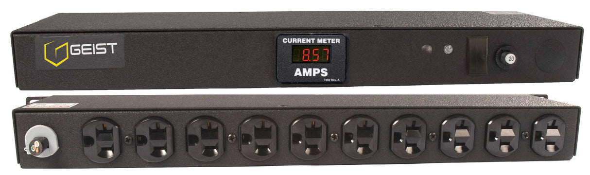 Vertiv BRAN100-1025TL power distribution unit (PDU) 10 AC outlet(s) 0U Black
