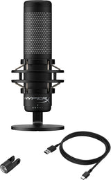 HyperX QuadCast S - USB Microphone (Black-Grey) - RGB Lighting