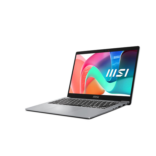 MSI Modern 14 F1MG-011US Intel Core 7 150U Laptop 35.6 cm (14") Full HD 16 GB DDR4-SDRAM 1 TB SSD Wi-Fi 6E (802.11ax) Windows 11 Pro Silver
