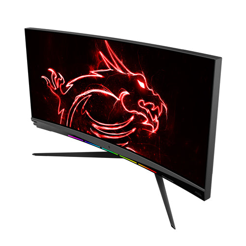 MSI Optix MEG381CQR PLUS computer monitor 95.2 cm (37.5") 3840 x 1600 pixels UltraWide Quad HD+ LCD Black